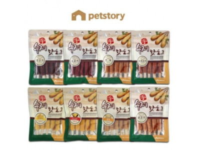 (2개묶음)(펫스토리) 수제 핫도그 오리고기 100g